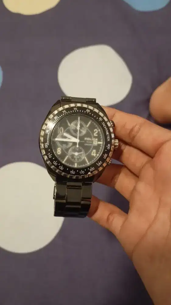 jam police chronograph original