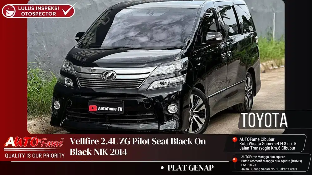 Toyota Vellfire ZG Premium Sound 18Speaker PBD Pilot Seat 2012