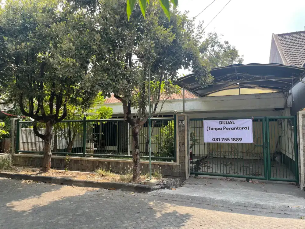 JUAL CEPAT! GAYUNGSARI Rumah Hitung Tanah