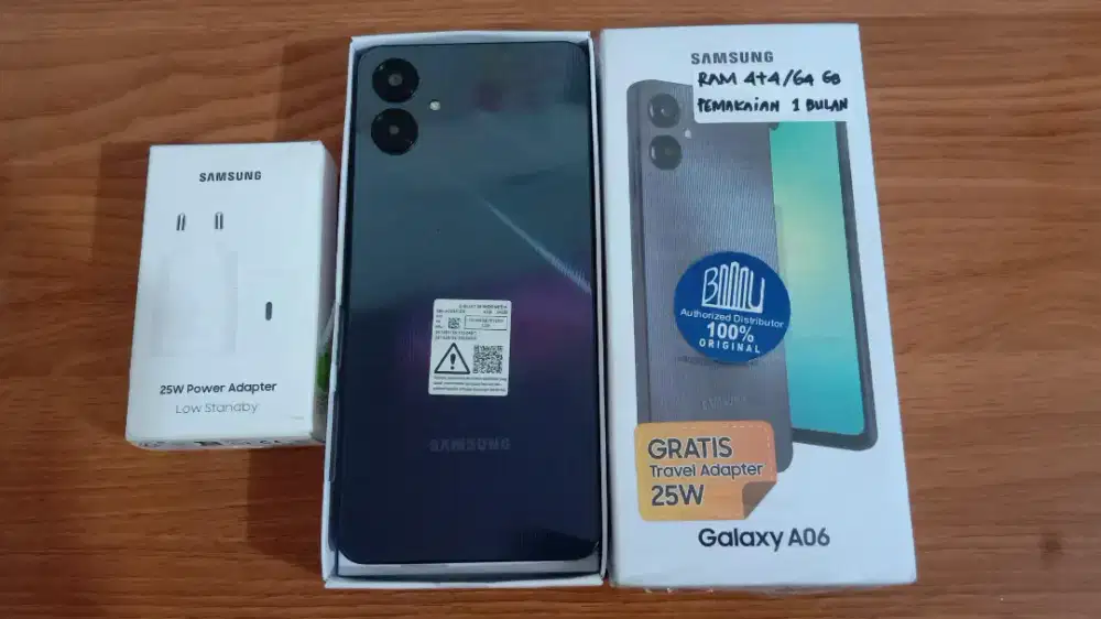 SAMSUNG A06 RAM 4+4/64GB (PEMAKAIAN 1 BULAN)