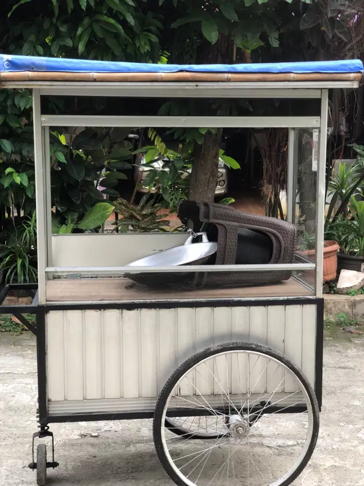 dijual gerobak bekas, kondisi bagus