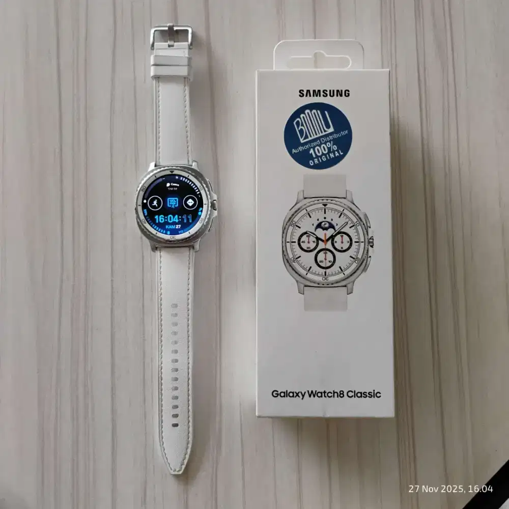 SAMSUNG GALAXY WATCH 8 CLASSIC 46MM FULLSET SUPER MULUS NO MINUS