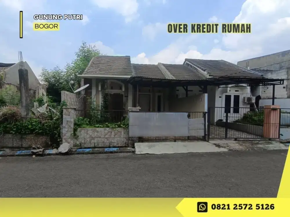 Rumah Take Over dkt Tol Cimanggis 129JT di Bukit Golf Riverside
