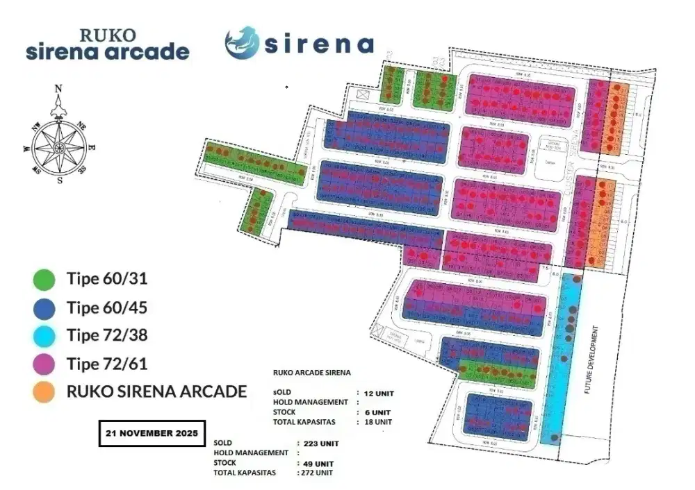 Cluster sirena grand Batavia 2 free ppn 5jt all in