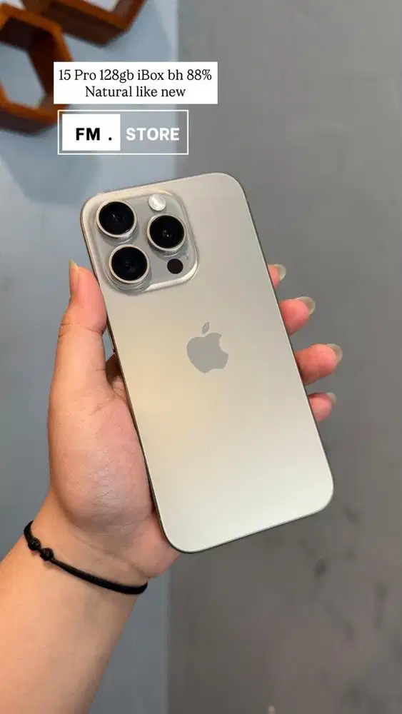 Iphone 15 Pro 128gb iBox natural, tukar tambah bisa cod / ketoko bisa