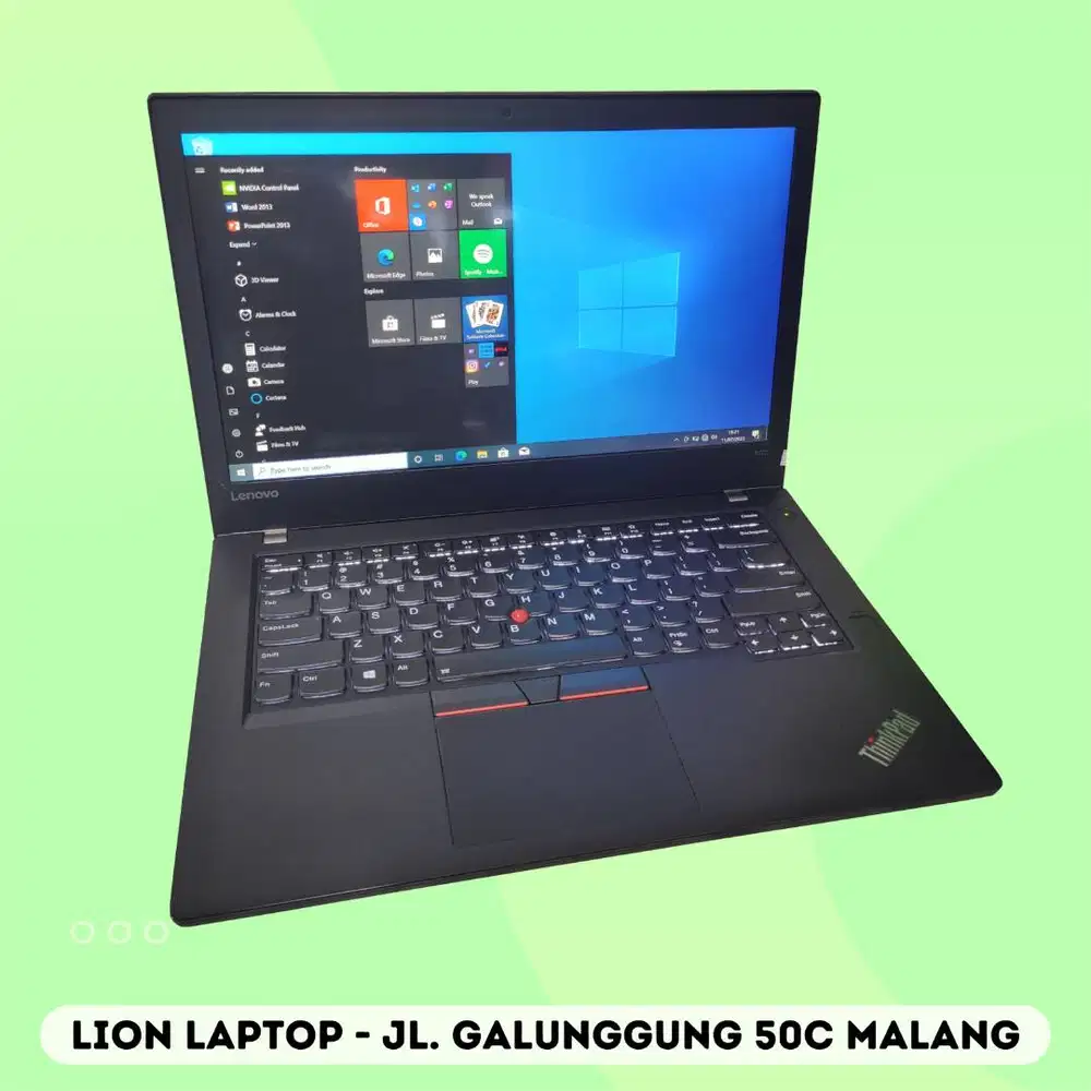 RAM 8GB SSD 256GB i5 Touchscreen Lenovo Thinkpad T470 [27|11]