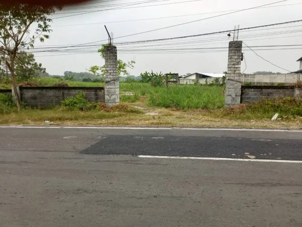 Jual Lahan Kembangbahu Lamongan Nol Jalan Propinsi