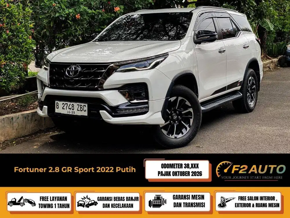 Fortuner 2.8 GR Sport 2022 Putih