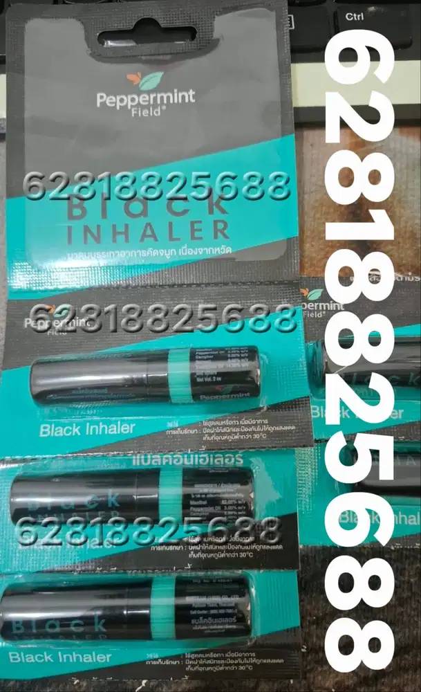 Black Inhaler from Peppermint Field