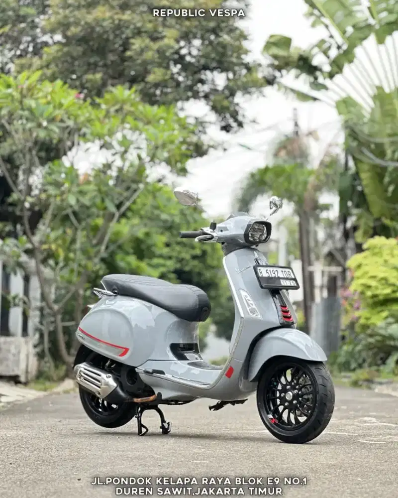 DIJUAL PIAGGIO VESPA SPRINT S 150 IGET ABS LED TH 2019 PERFECT CONDITI