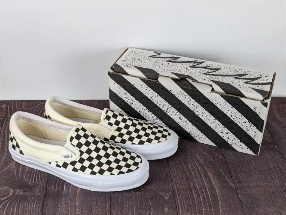 Original Vans Checkerboard Classic Slip On OG V2 Mulus nt nike jordan