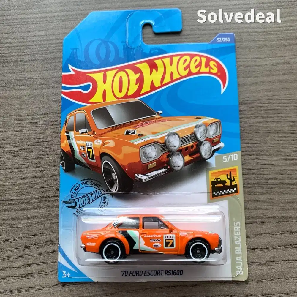 Hot Wheels 70 Ford Escort RS1600 2020 Oranye – Baru