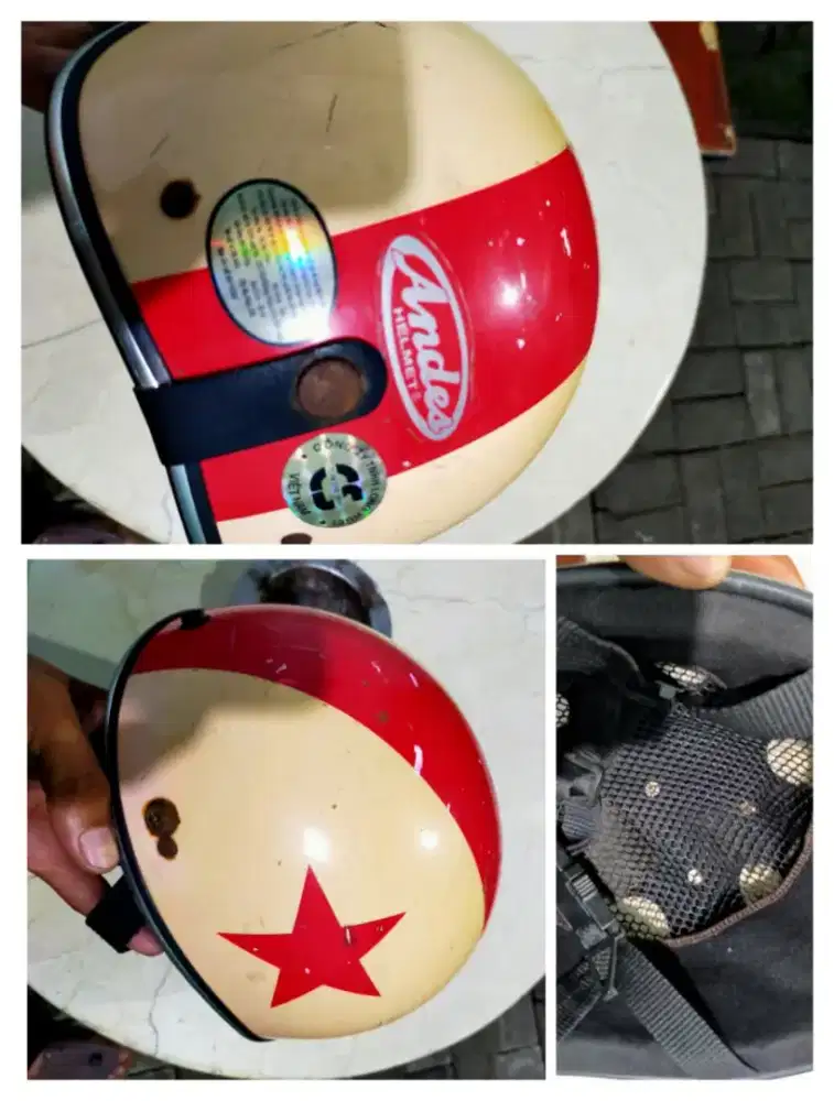 Helm Jadul kondisi ORI