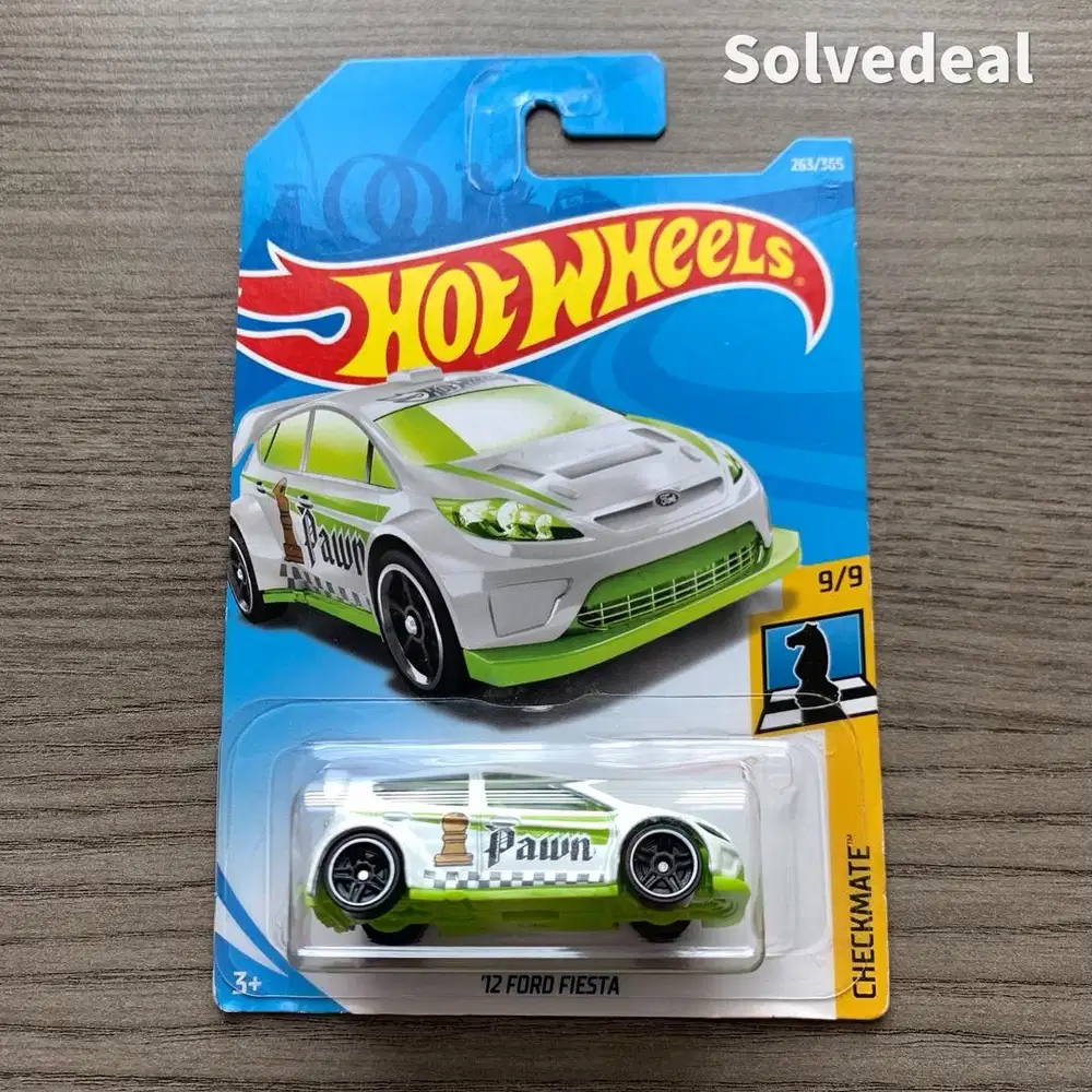 Hot Wheels 12 Ford Fiesta 2018 Putih – Baru