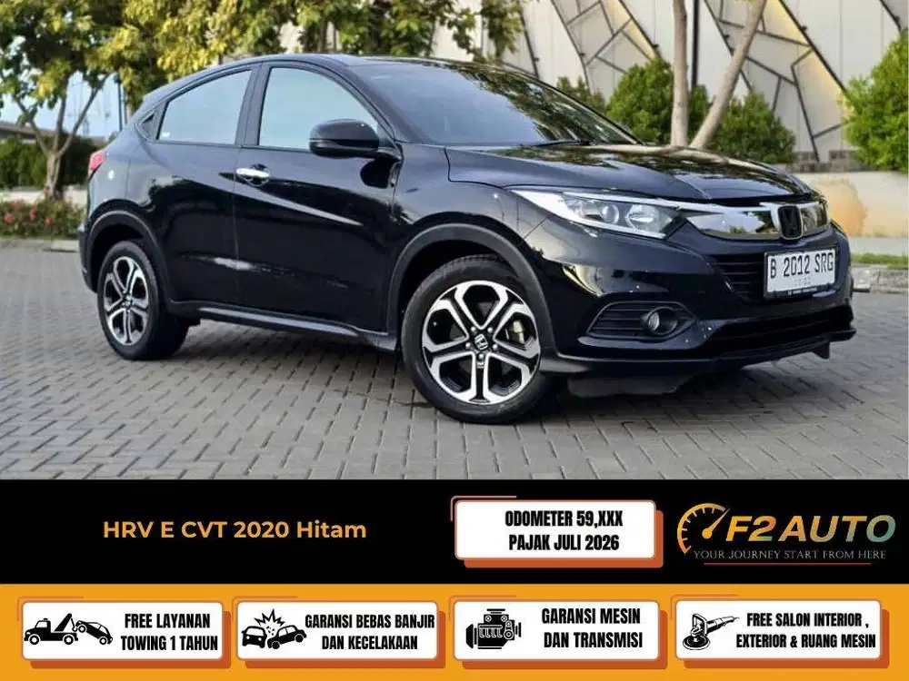 Honda HRV E CVT Facelift 2020 Hitam