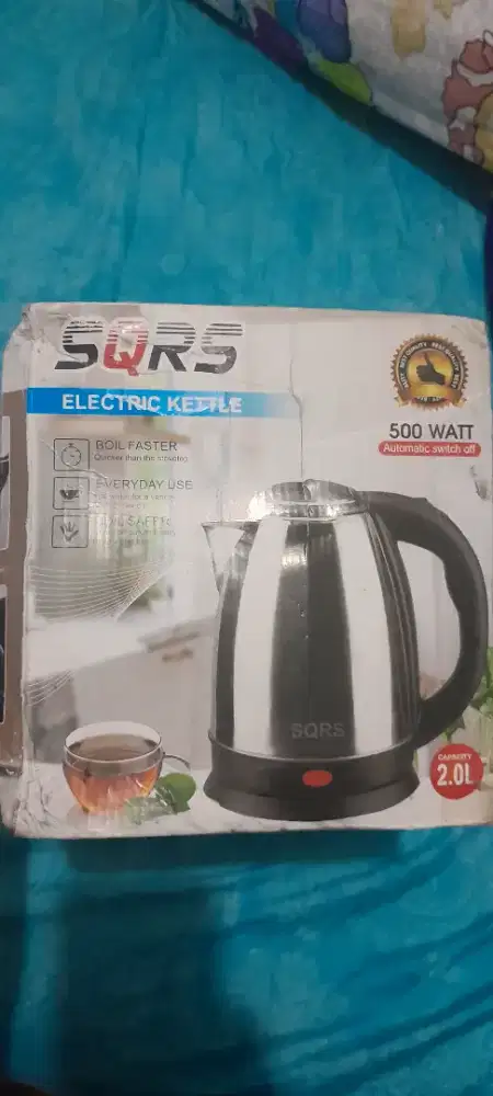 Teko listrik masih baru