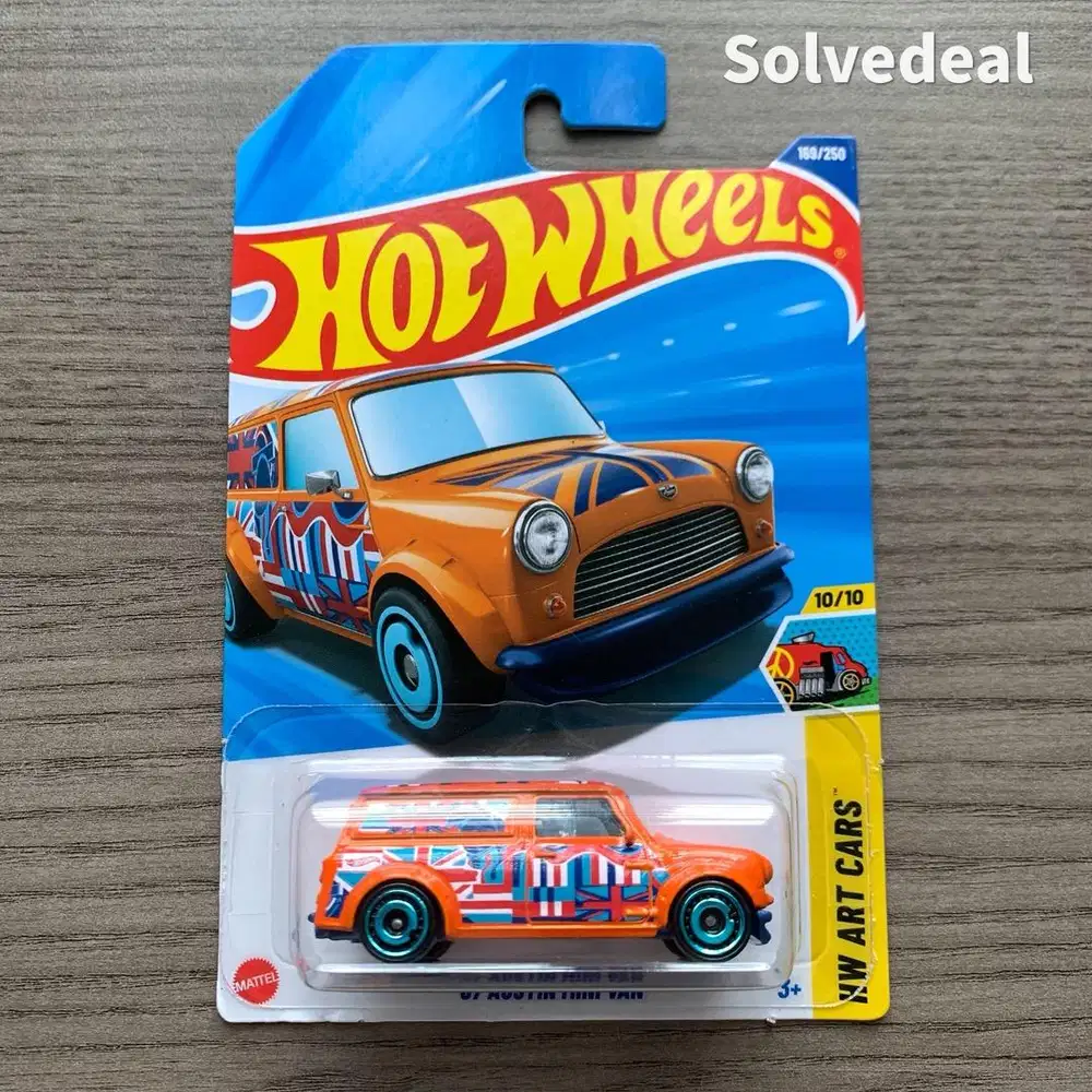 Hot Wheels 67 Austin Mini Van 2025 Oranye – Baru