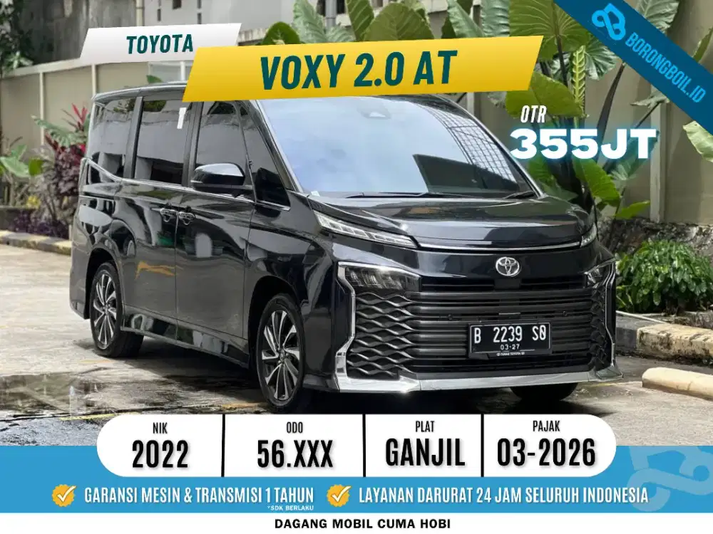 Toyota New Model VOXY 2.0 CVT 2022 TERMURAH