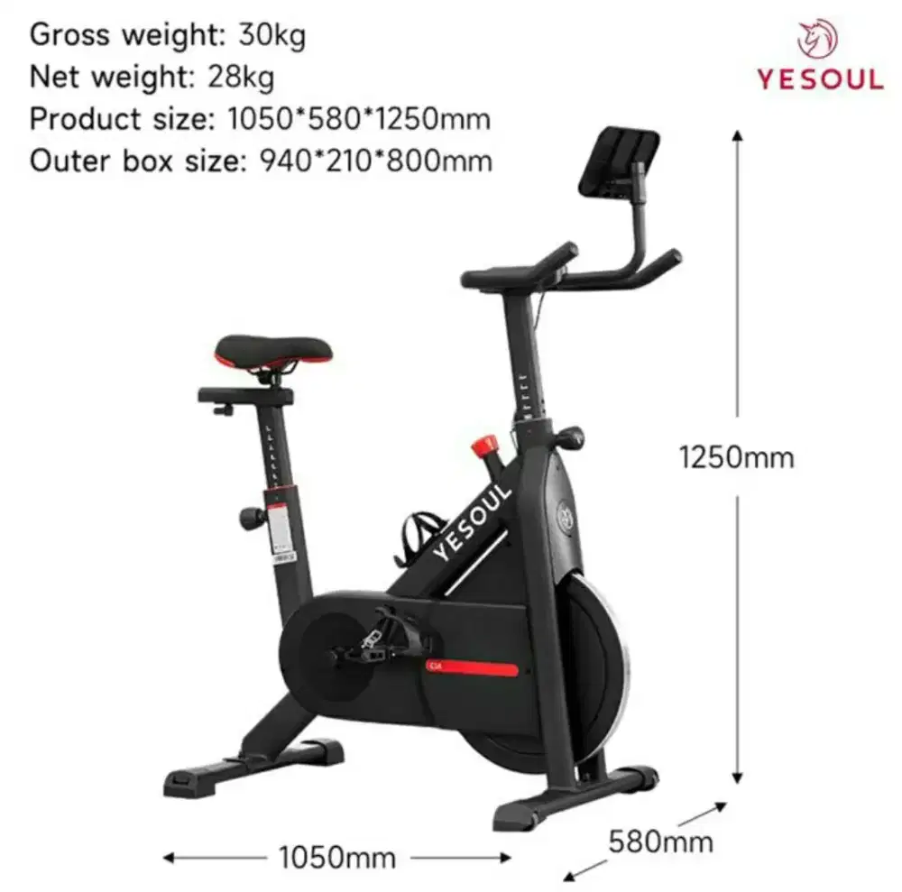 Sepeda statis merk*Yesoul tipe C 1 A*  kondisi 99% spt baru