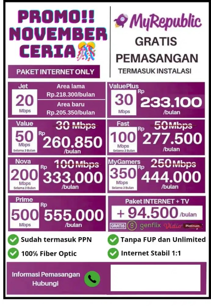 Internet wifi myrepublic