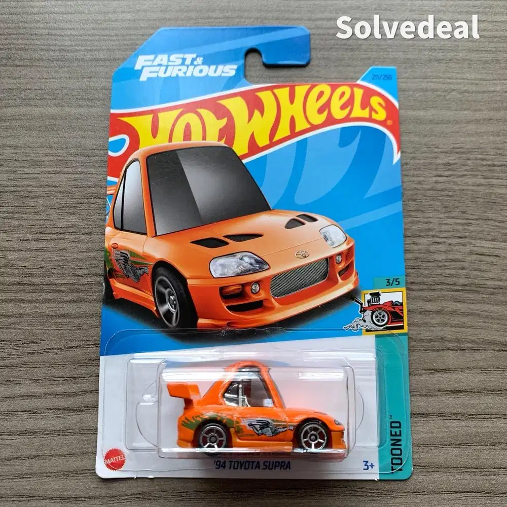 Hot Wheels 94 Toyota Supra 2023 Oranye – Baru