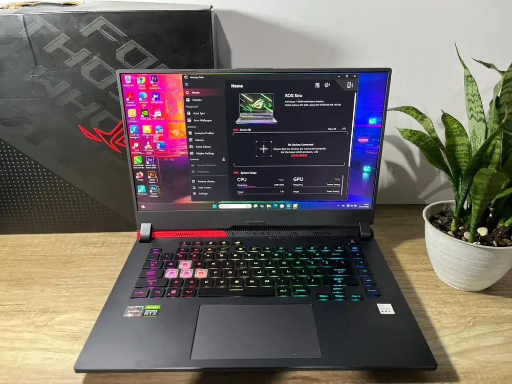 Laptop Asus rog strix g15 ryzen 7 6800h nvidia rtx3060 16gb 512gb