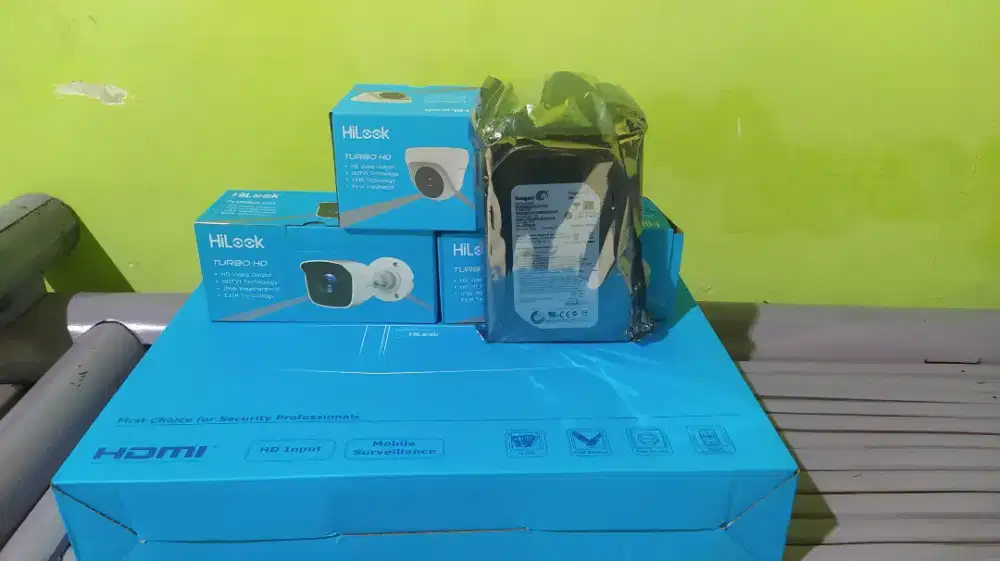 Paket Kamera CCTV analog hikvision, Dahua, Hilook 2mp FULL HD