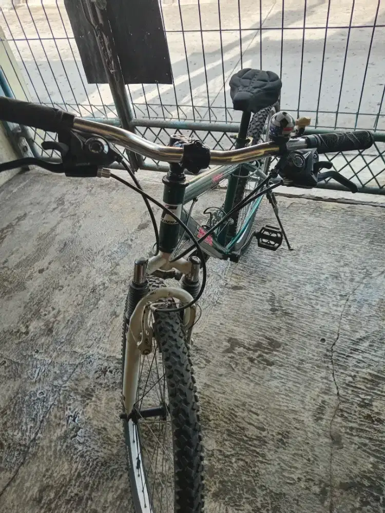 Pedral ukuran 26x175 gigi 3x7 speed masih enak di goes