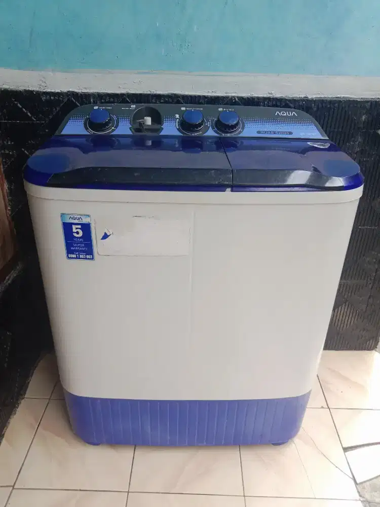 Dijual mesin cuci Aqua, kapasitas 8,5kg