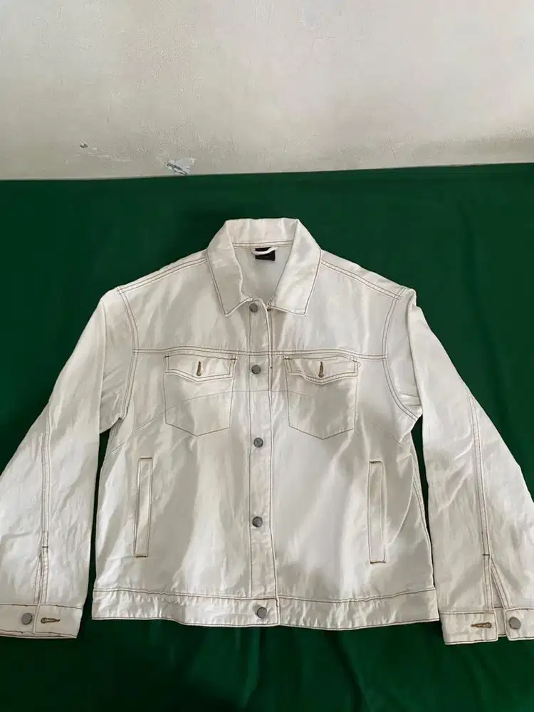 Jaket Jeans ORIGINAL NEVADA Denim White size L