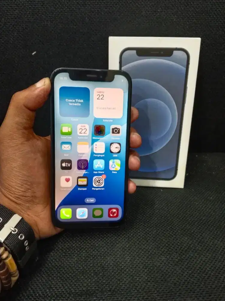 iPhone 12 Mini 64gb Black All Operator Fullset, Nokendala, Siap Pakai