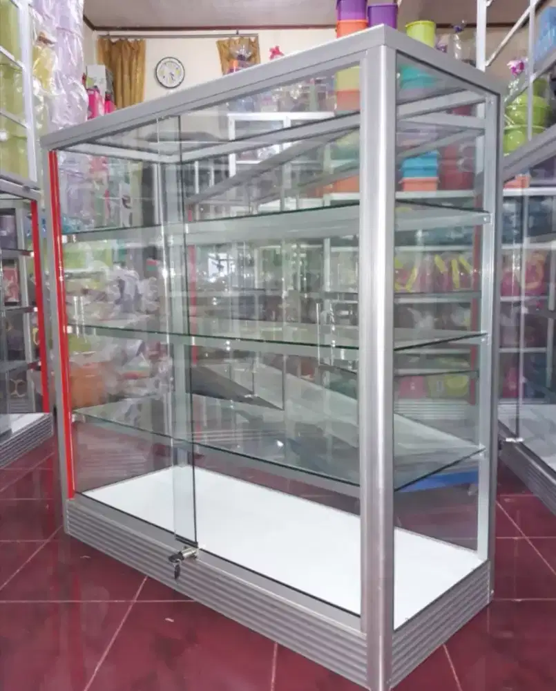 Etalase 1M×1M || Kaca Full 5mm