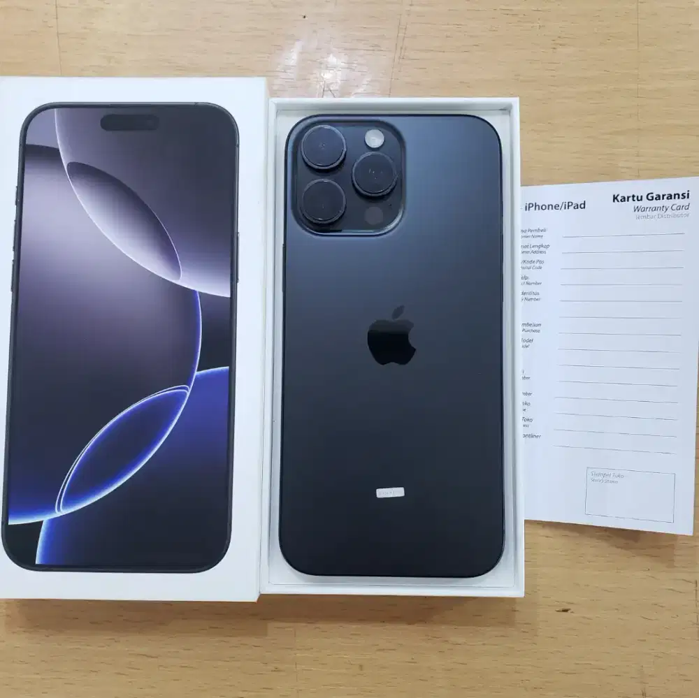 iPhone 16 Pro Max ProMax 256GB Black Titanium iBox PA