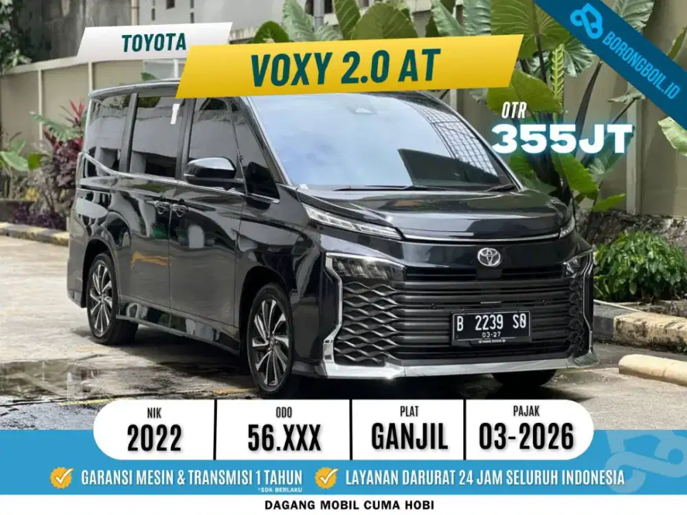 Toyota New Model VOXY 2.0 CVT 2022 Hitam