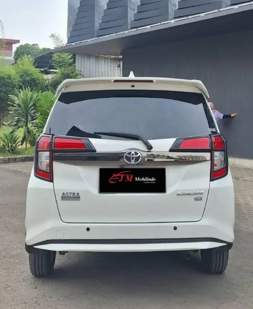 like new km 7k TDP 5 JT Toyota Calya G AT 2022 putih ready Sigra