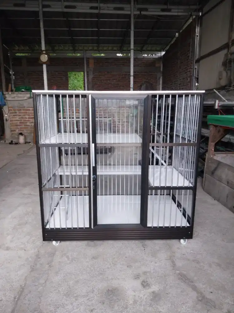 Kandang Kucing Alumunium gratis ongkir