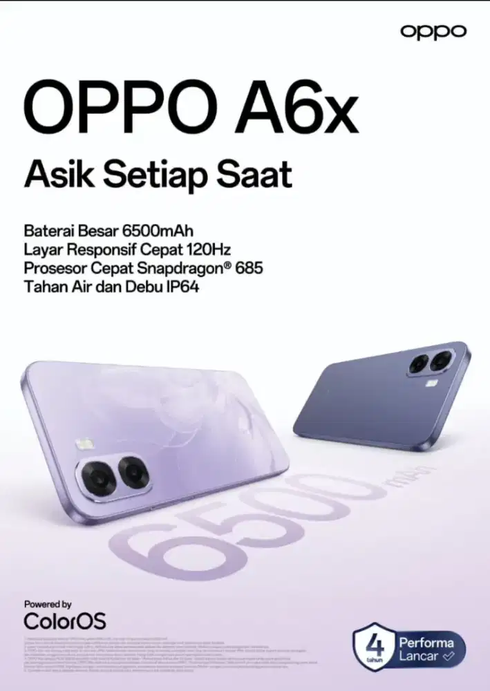 New Oppo A6X segel box