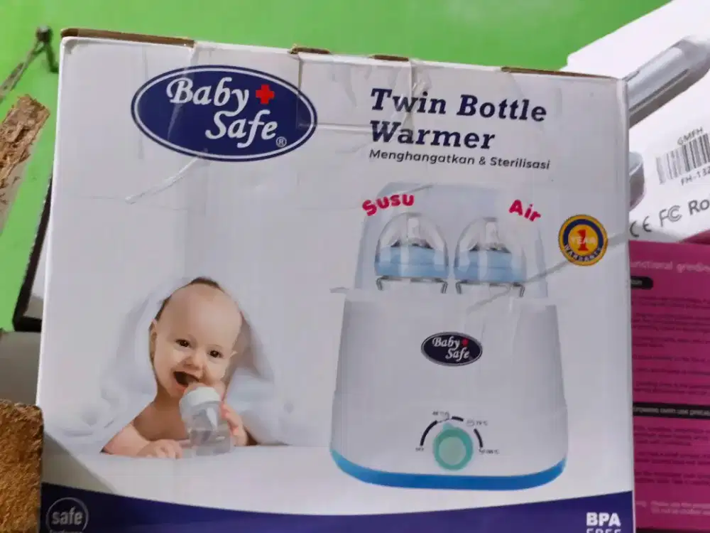 Baby safe twin Warmer penghangat susu dll