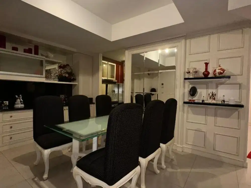 sewa apartemen st moritz jakarta barat 3 kamar furnished