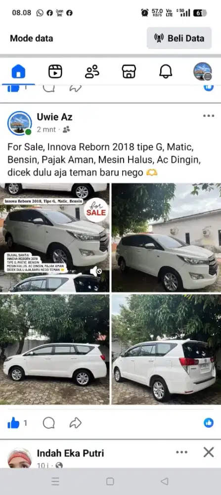 Innova Bensin 2018 Matic