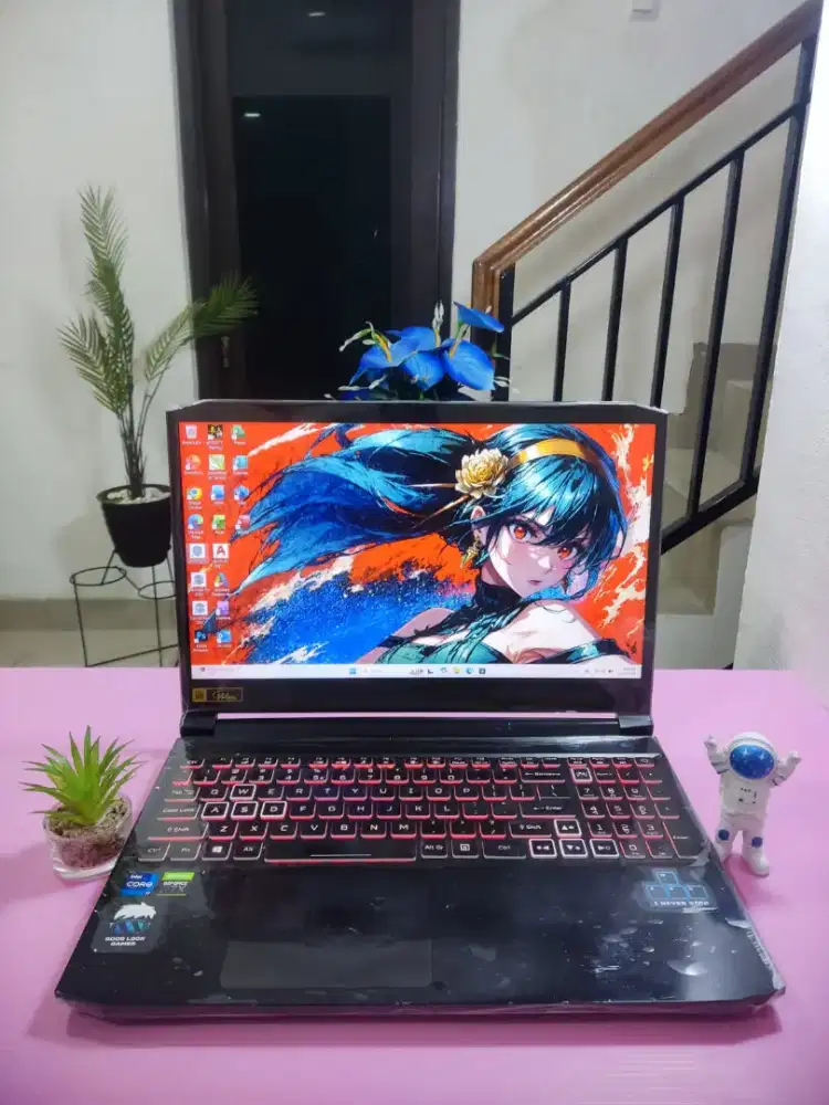 Laptop ACER NITRO 5 AN515 RAM 16 GB/SSD 512GB DUAL VGA NVIDIA RTX 3060