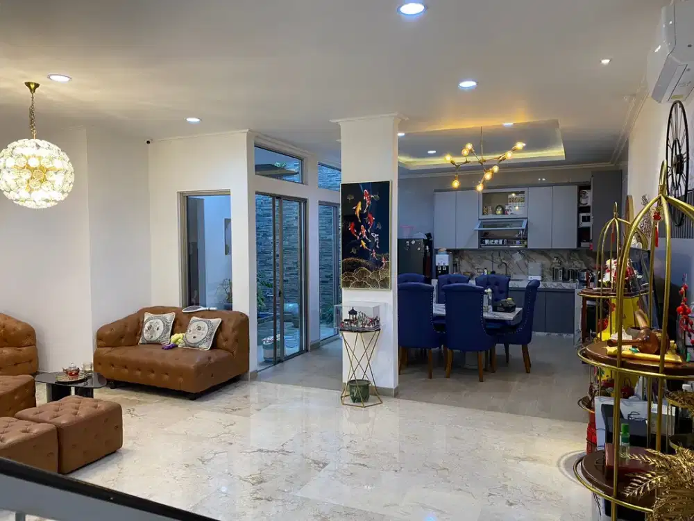 jual rumah 2 ;antai golf island PIK uk 8x20m furnish