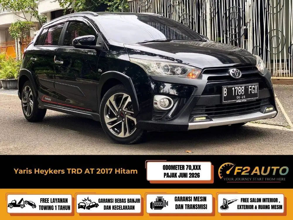 Yaris TRD AT 2017 Hitam