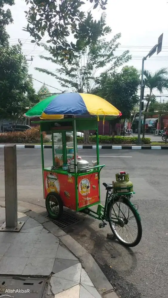 Rombong/ gerobak pentol/ bakso