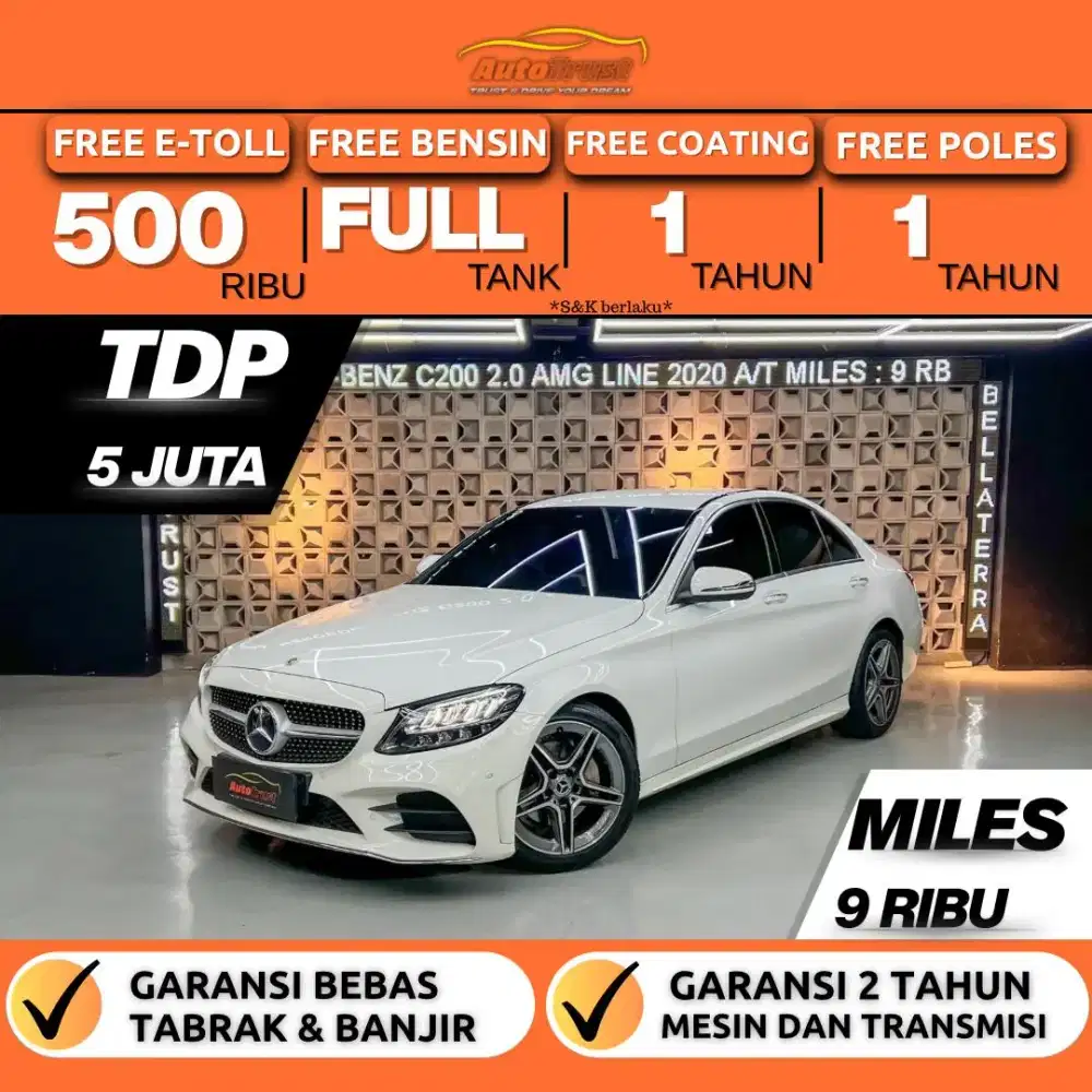CASH 505 JUTA | MERCEDES BENZ C200 2.0 AMG LINE AT NIK 2020