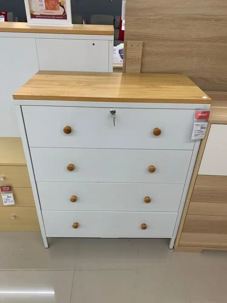 Alana Chest 4 Drawer White