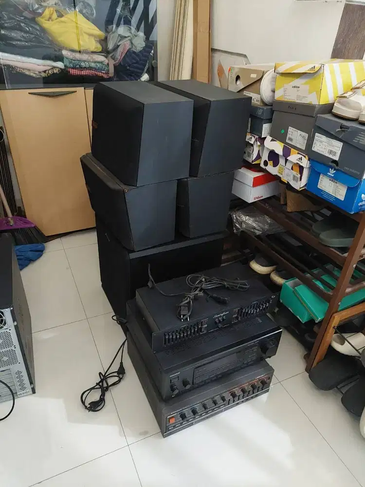 For Sale Amplifier, Sub-Woofer, Equalizer, Set Speaker