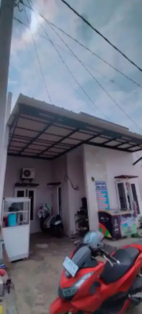 Kanopi baja ringan atap alderon, spandek pasir dan polos