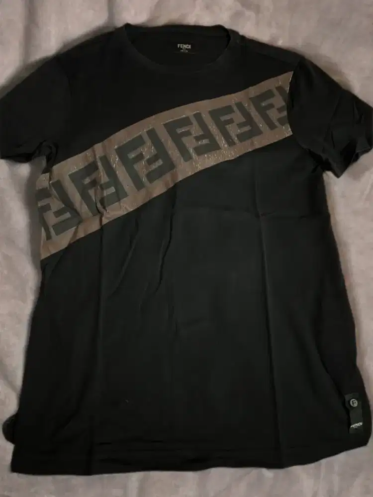 Fendi Roma Italy Shirt Black unisex authentic original