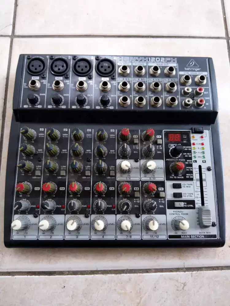 mixer audio xenyx1202fx behginer